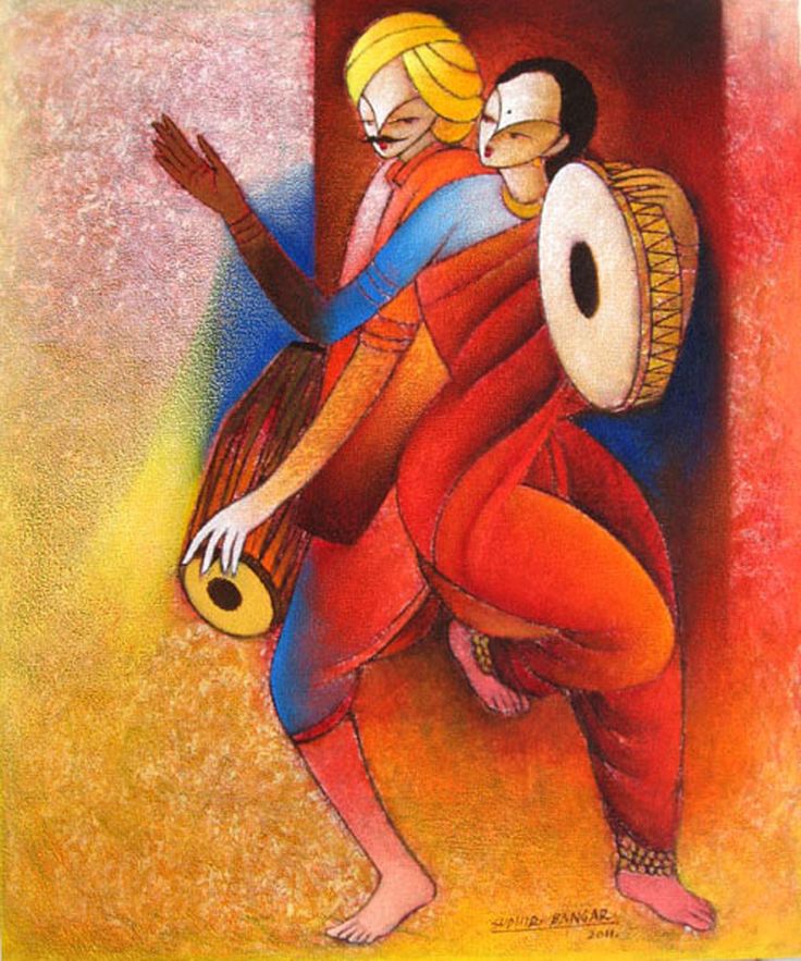 736x883 Pictures Indian Paintings On Canvas, - Indian Painting On Canvas