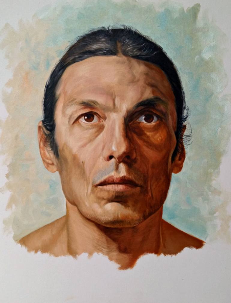 770x1010 Saatchi Art Indian Portrait Painting By Denys Tymchyshyn - Indian Portrait Painting