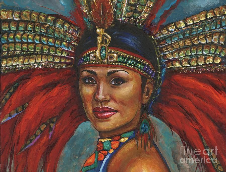 900x684 Indian Princess By Alga Washington Tableau Indian - Indian Princess Painting