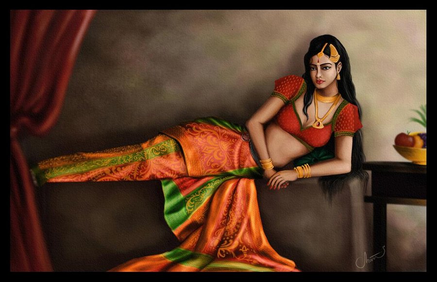 900x582 Indian Princess By Shwaaz - Indian Princess Painting