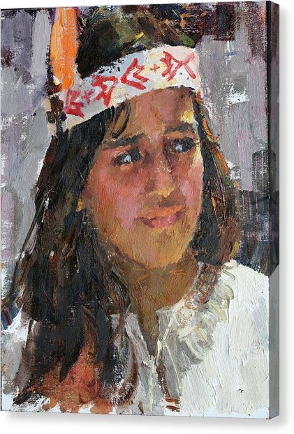 421x622 Indian Princess Painting By Dali Higa - Indian Princess Painting