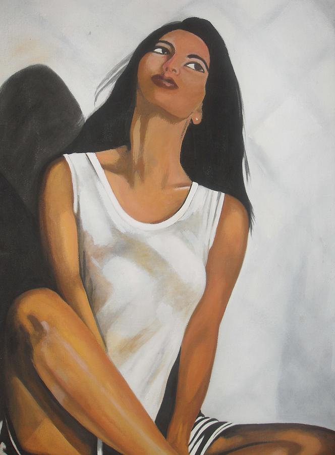 664x900 Indian Princess Painting By Patrick Hunt - Indian Princess Painting