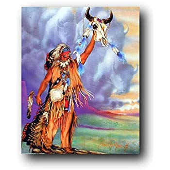 Indian Skull Painting