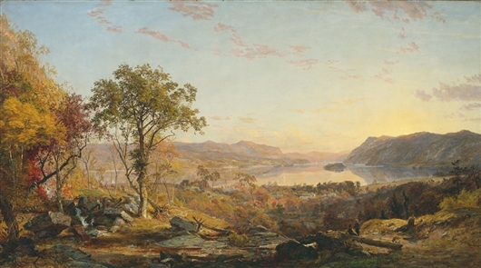 530x295 Indian Summer Painting Jasper Francis Cropsey Oil Paintings - Indian Summer Painting