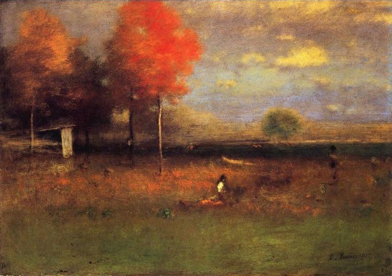 800x563 George Inness Indian Summer Painting Best Indian Summer - Indian Summer Painting