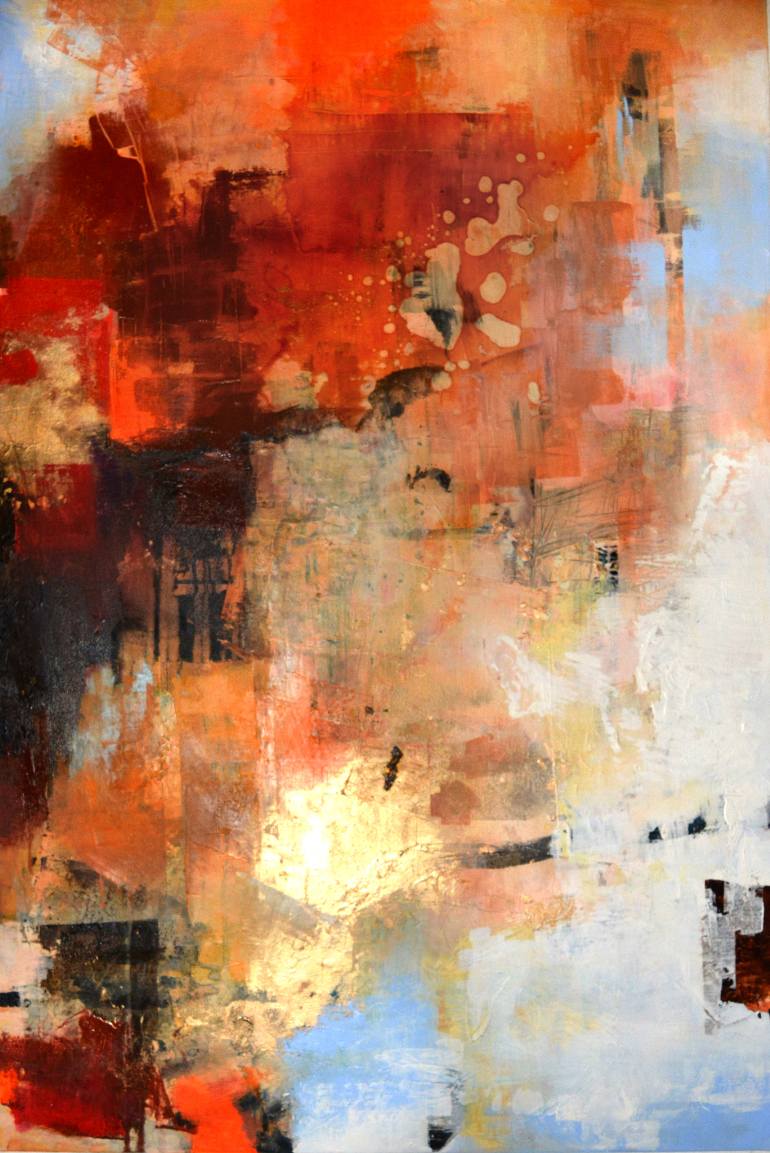 770x1153 Saatchi Art Indian Summer Painting By Kirsten Handelmann - Indian Summer Painting