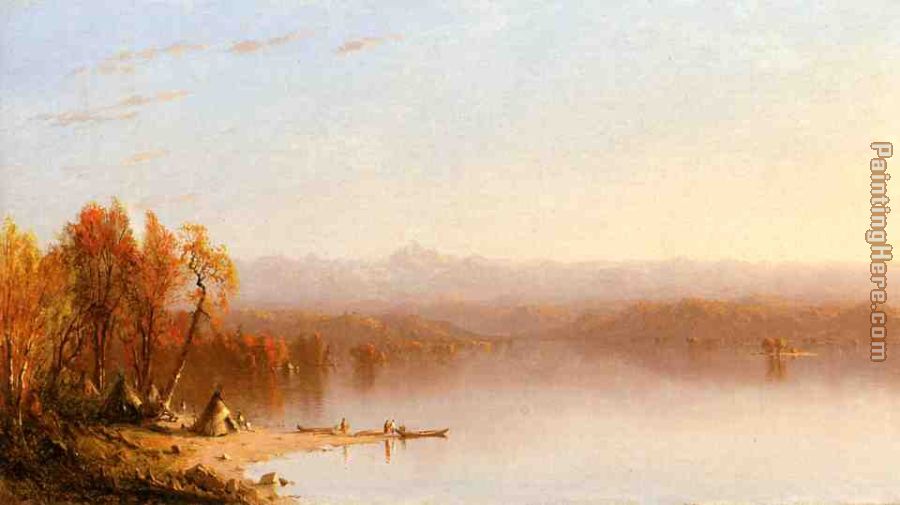 900x505 Sanford Robinson Gifford Indian Summer Painting Anysize 50% Off - Indian Summer Painting