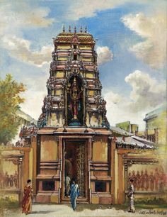 236x306 29 Best Hindu Temple Illustrations Images On Hindu - Indian Temple Painting