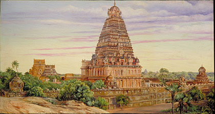 420x224 Kew Marianne North Gallery Painting 331 Temple Of Tanjore - Indian Temple Painting