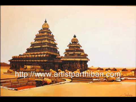 480x360 South Indian Temples Realistic Paintings - Indian Temple Painting