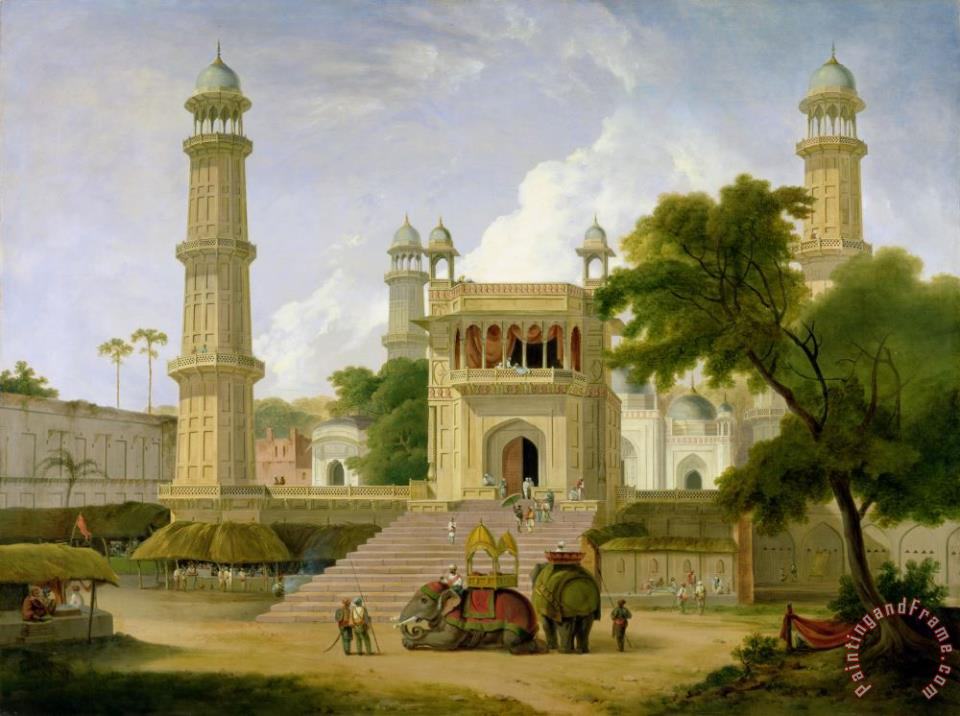 960x716 Thomas Daniell Indian Temple Painting - Indian Temple Painting