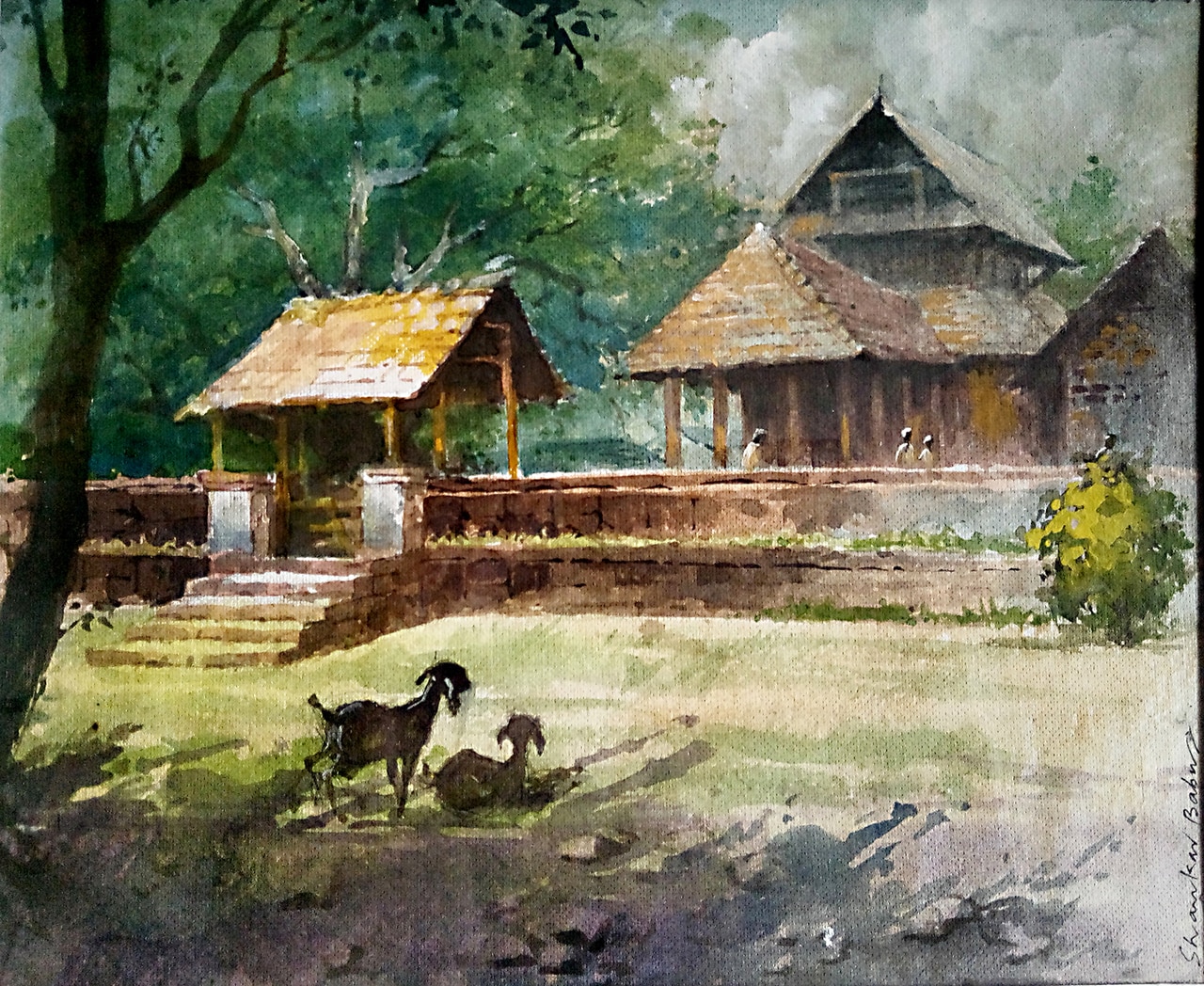 1280x1048 Buy Kerala Temple Handmade Painting By Sankara Babu. Code - Indian Temple Painting