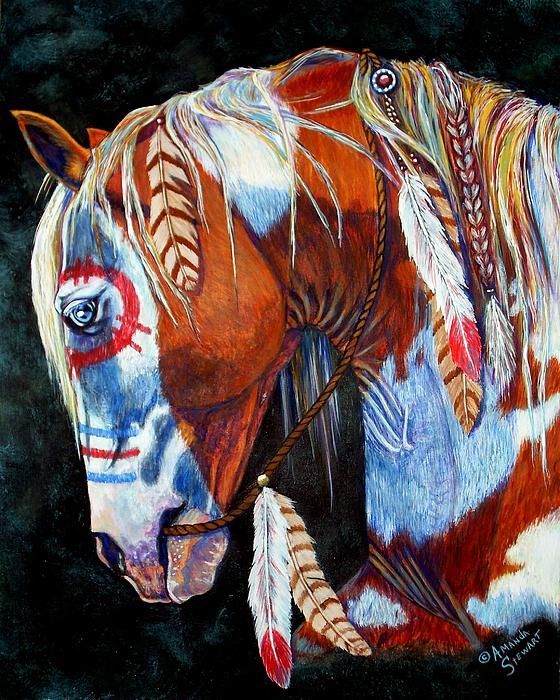 560x700 Painted War Horse Pictures American Indian War Horse All Painted - Indian War Horse Painting