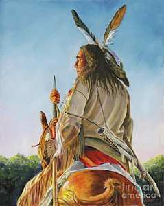 239x300 Indian Warrior Paintings Fine Art America - Indian Warrior Painting