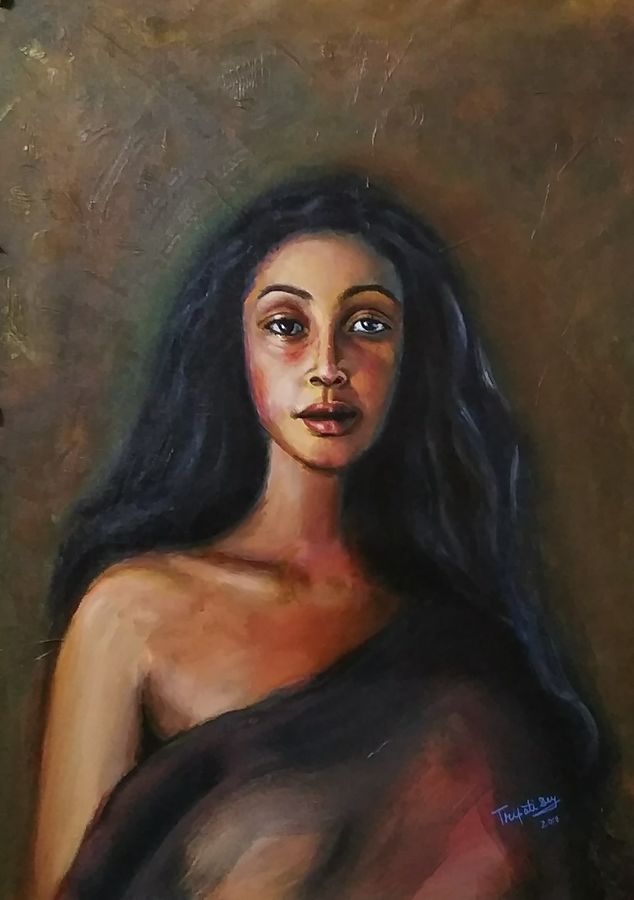 Indian Woman Painting Images At Paintingvalley Com Explore