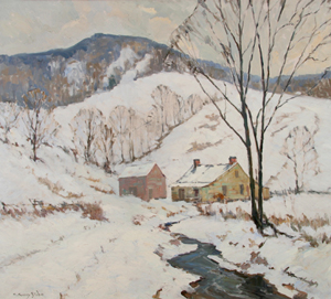 300x271 Nonprofit Gallery Showcases 20th Century Indiana Artists - Indiana Artists Painting