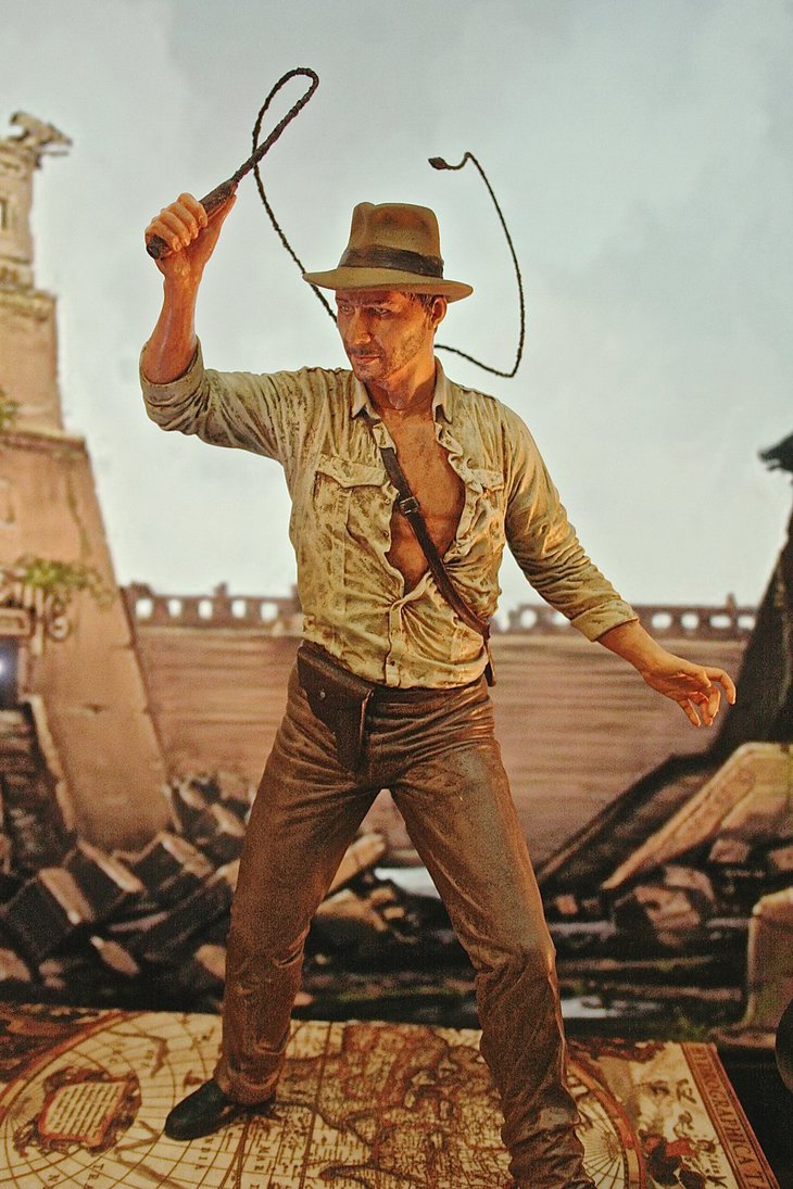 730x1095 Indiana Jones 16 Figure Painting By Slash79 - Indiana Jones Painting