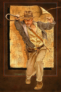 201x300 Indiana Jones Paintings Fine Art America - Indiana Jones Painting