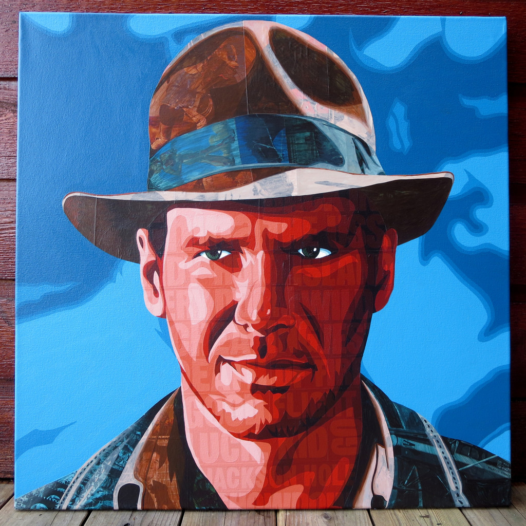 1024x1024 Portrait Of Harrison Fordsdiana Jones Belongs - Indiana Jones Painting