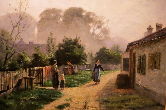 550x366 T.c. Steele Paintings Exhibit - Indiana Painting