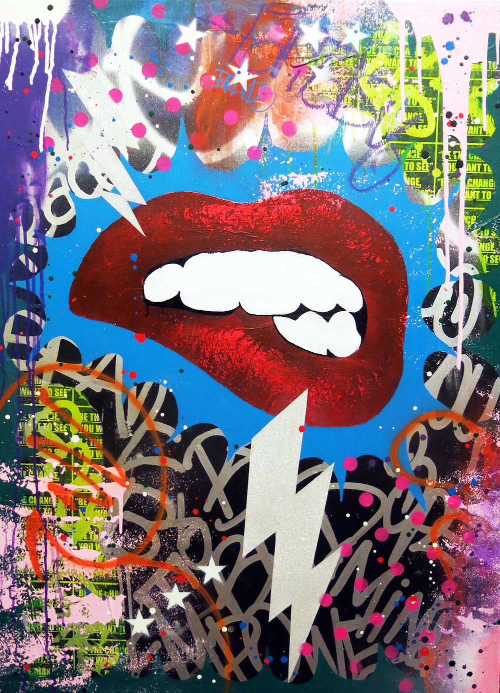 1000x1385 Read My Lips Indie 184 - Indie Painting