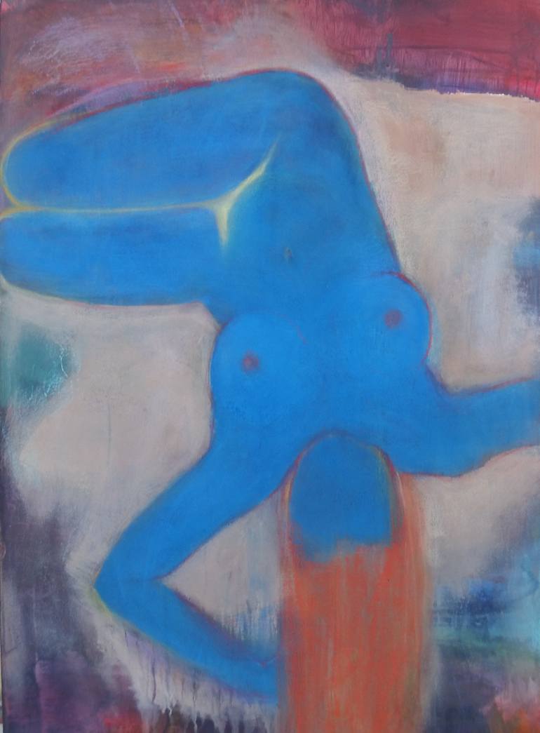 770x1045 Saatchi Art In Love With Indigo Painting By Martina Simon - Indigo Painting