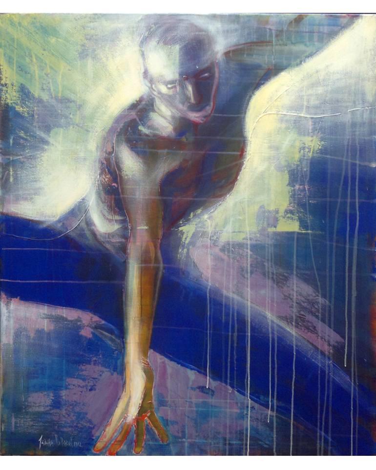 770x962 Saatchi Art Indigo Painting By Jelena - Indigo Painting