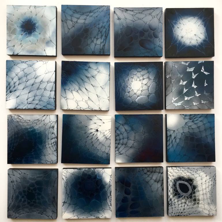 770x770 Saatchi Art Mood Indigo Painting By Sara Willett - Indigo Painting