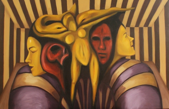 560x360 Individualism Vs Collectivism 2012 Oil Painting By Imverydavid - Individualism Painting