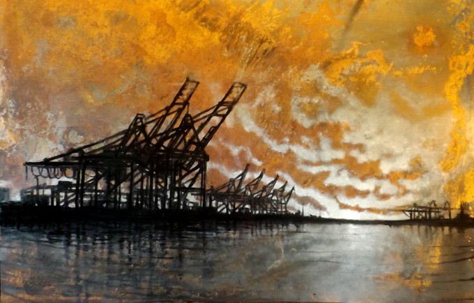 680x436 Iron Soul. Painting With Rust - Industrial Painting Art