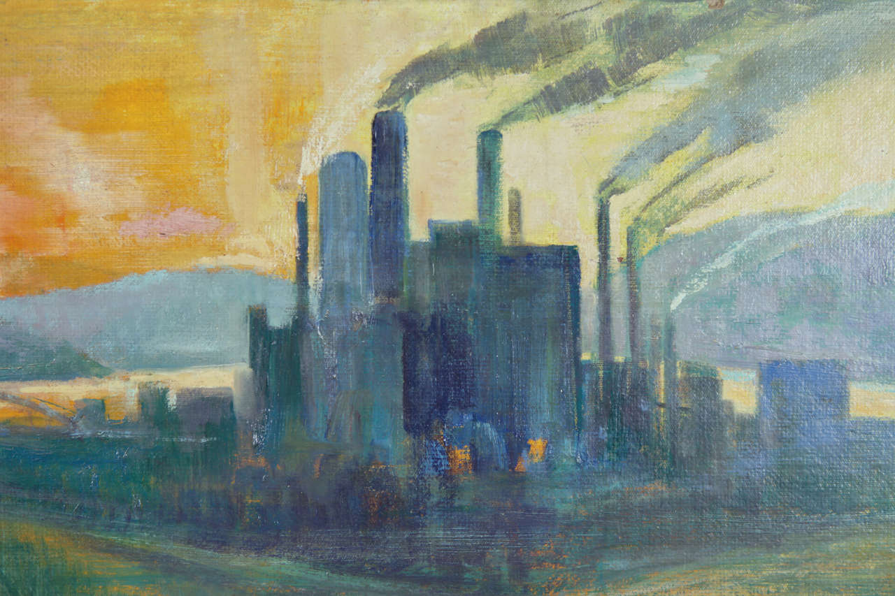 Industrial Painting Art at PaintingValley.com | Explore collection of ...