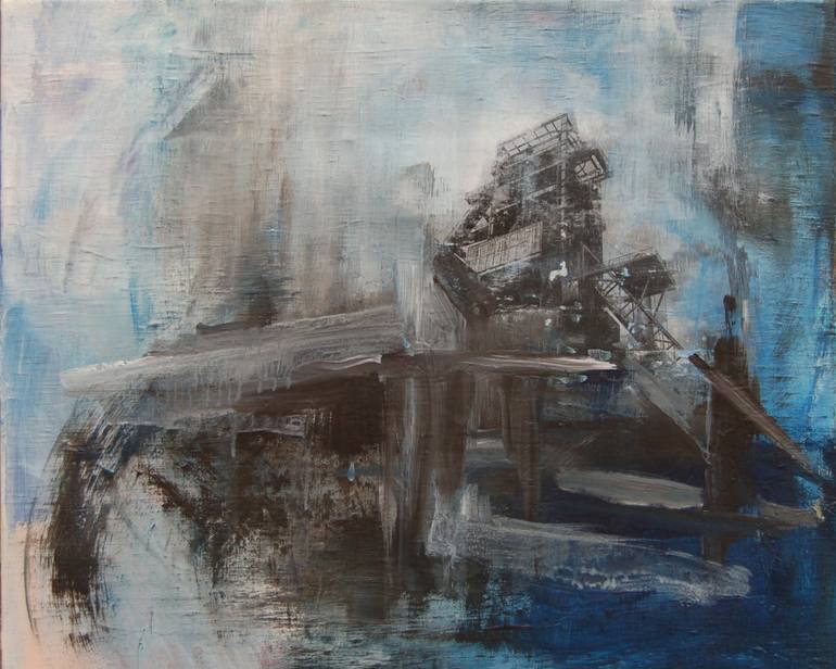 770x616 Saatchi Art Industrial Painting By Jan Valer - Industrial Painting Art