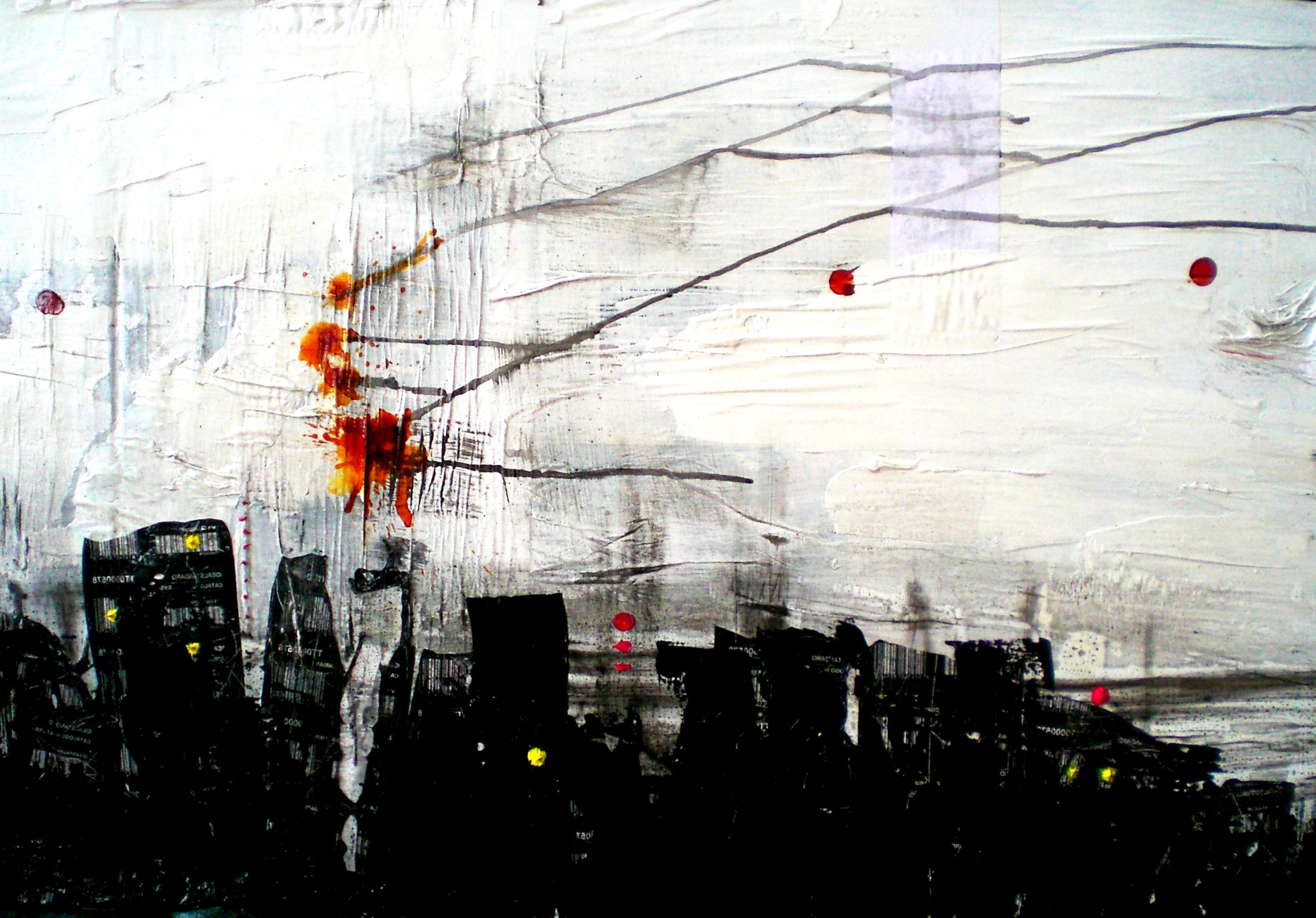 2500x1744 Campo Dei Fiori - Industrial Painting Art