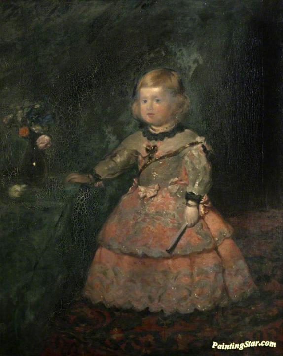 574x720 The Infanta Maria Theresa (After Diego Artwork By - Infanta Painting