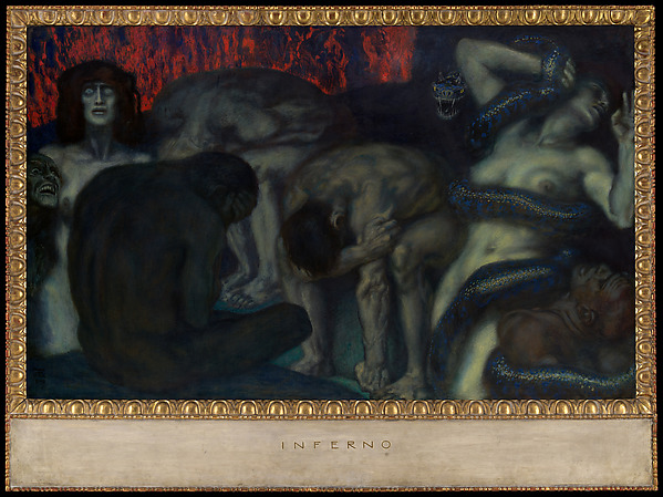 599x449 Franz Von Stuck Inferno The Met - Inferno Painting