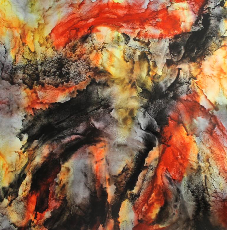 770x782 Saatchi Art Dante's Inferno 2 Painting By Janez - Inferno Painting