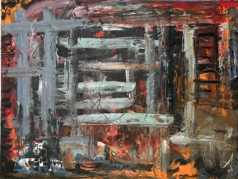 770x578 Saatchi Art Inferno Painting By Adam Keller - Inferno Painting
