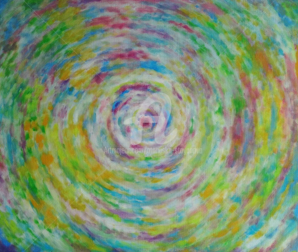 1200x1015 Infinity (Nasya) - Infinity Canvas Painting