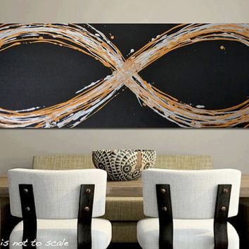 354x354 Massive 48 Infinity Symbol Art - Infinity Canvas Painting