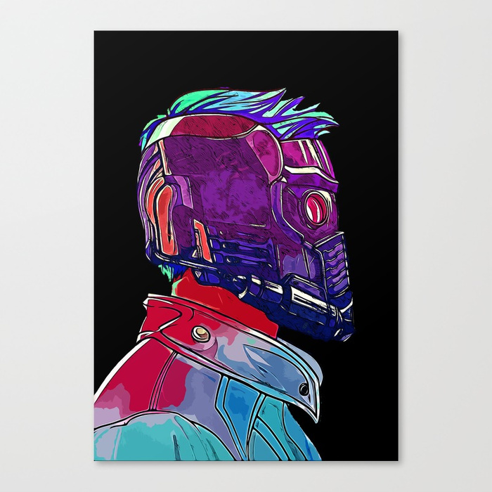 700x700 Star Lord Guardians Of The Galaxy Avenger Infinity War Painting - Infinity Canvas Painting