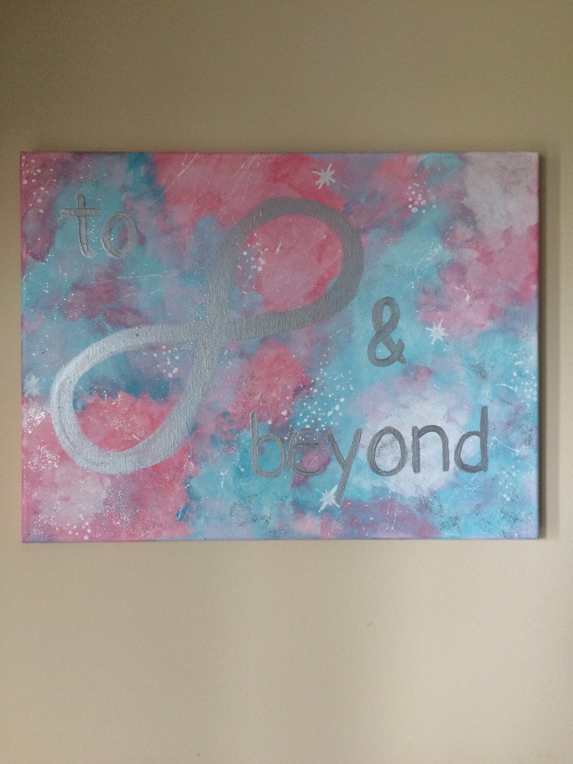 1125x1500 To Infinity And Beyond Galaxy Canvas Art Painting By - Infinity Canvas Painting