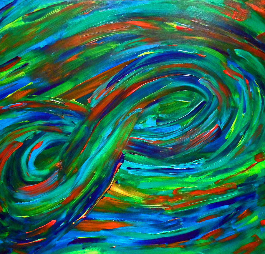 900x863 Infinity Painting By Cyryn Fyrcyd - Infinity Symbol Painting