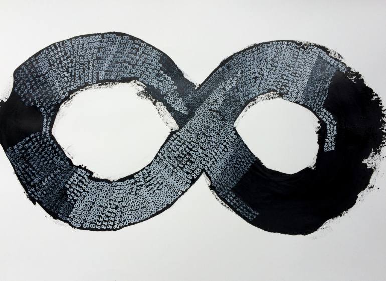 770x562 Saatchi Art Infinity Symbol Painting By Bridget Griggs - Infinity Symbol Painting