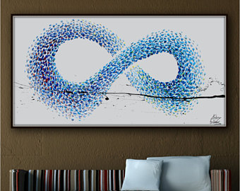 340x270 Abstract Painting 67 Infinity Symbol Original Abstract - Infinity Symbol Painting