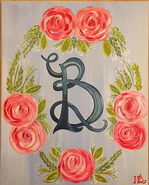575x717 Rose Initial Painting And Chloe Amp Isabel Jewelry Pop Up Shop - Initial Painting