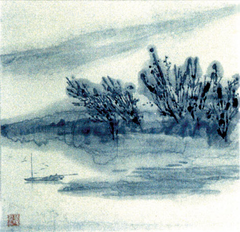 483x467 Ink And Wash Painting Ink Wash Painting Modern Chinese Artist - Ink And Wash Painting