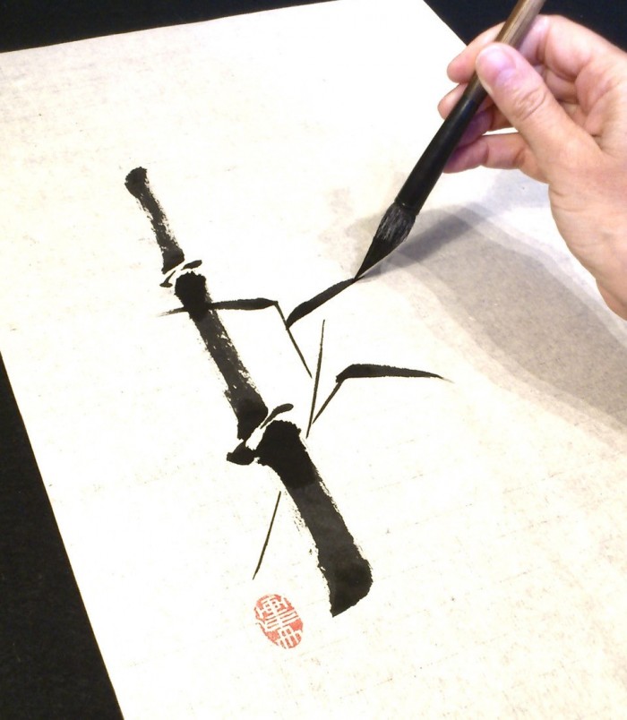 700x804 What's On Events Japanese Ink Painting And Calligraphy Burgh - Ink Painting