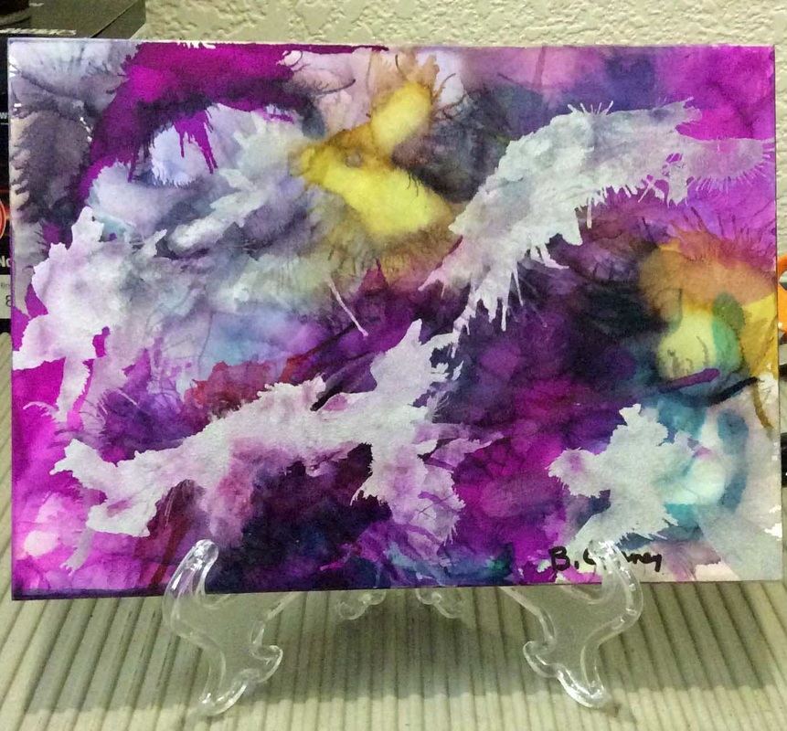861x800 Art Classes - Ink Painting On Canvas