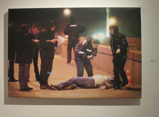 650x479 Furious Dreams - Ink Painting On Canvas