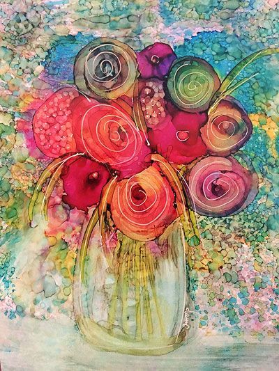 400x533 Image Result For Alcohol Ink On Canvas Alcohol Ink - Ink Painting On Canvas